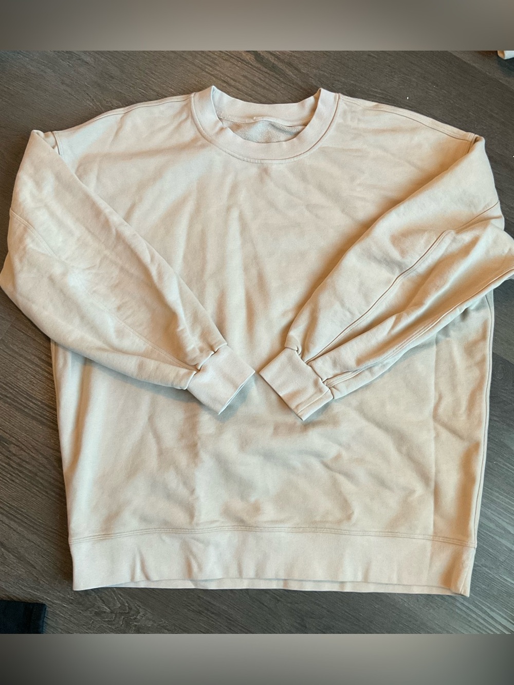 Lululemon cream crewneck sweatshirt